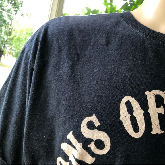 Sons of Anarchy Shirt Adult XL Skeleton Death Vintage Top bike gang - Picture 3 of 4